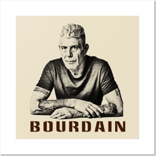 bourdain visual art Posters and Art